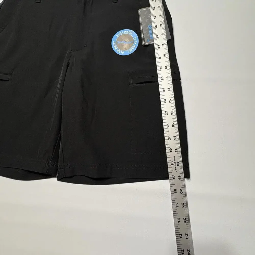 Birdie Bound 9" Performance Golf Cargo Shorts Black - Men’s 30 - Picture 2 of 5